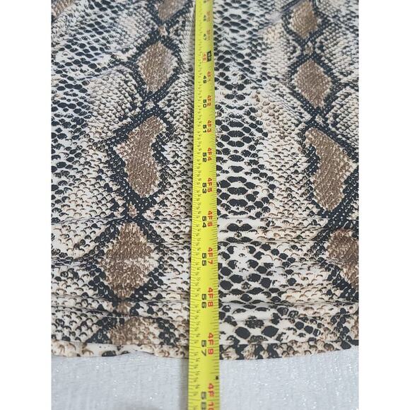 Symphony women's maxi backless dress snakeskin Size Small Tik Tok Mob Wife - Picture 4 of 7